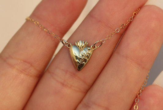 Holy Hearts™ Chaste Heart Of St. Joseph Necklace - Journeys of Faith
