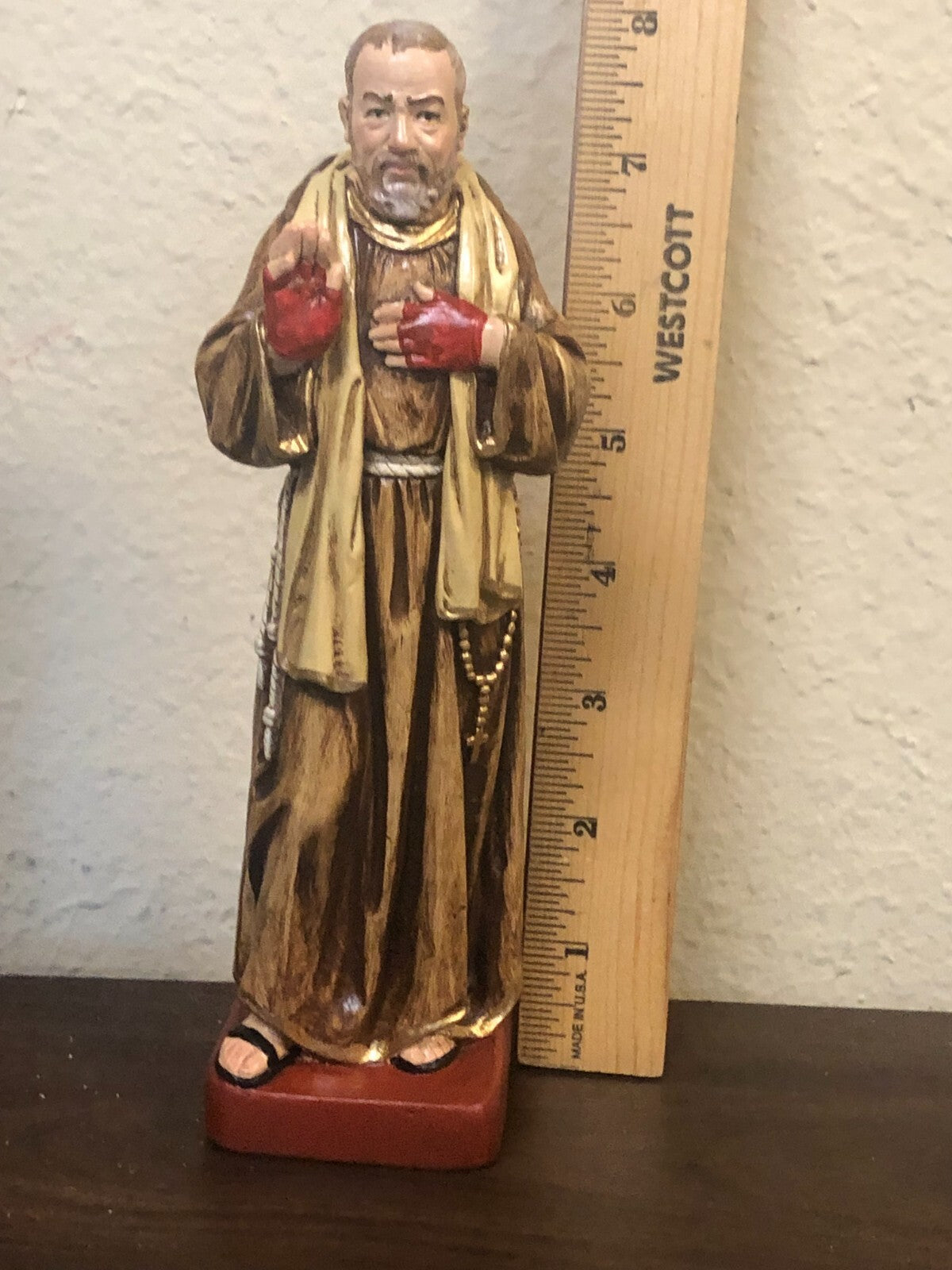 Padre Pio 8 " Statue, New from Colombia L009 - Journeys of Faith