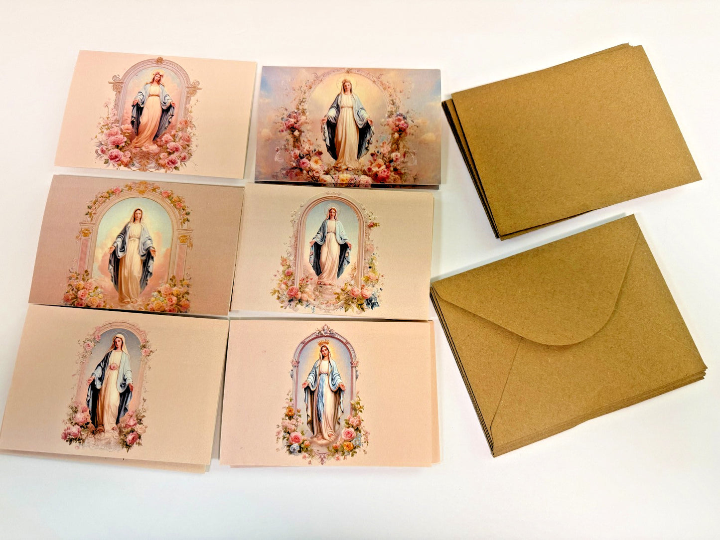 Blessed Mother Small Blank Note Card w/envelope,New #Gftshp-162