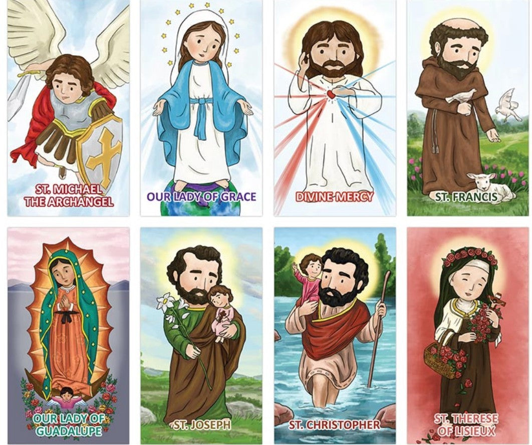 Bingo Game Set with Mini Saints for Children, New #AB-368-R2 - Journeys of Faith