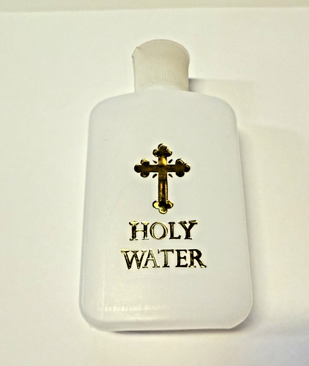 Holy Water Bottle  4 Oz.- Flip Top, New #Gftshp-41 - Journeys of Faith