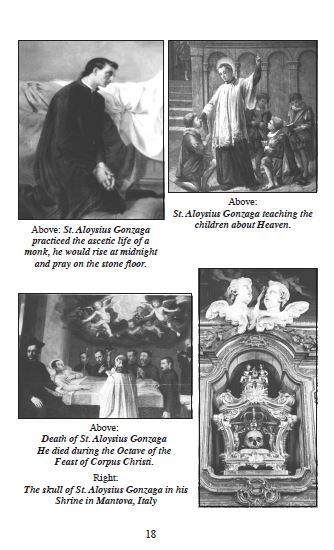 Saint Aloysius Gonzaga,  Pamphlet/Minibook, by Bob and Penny Lord, New - Journeys of Faith