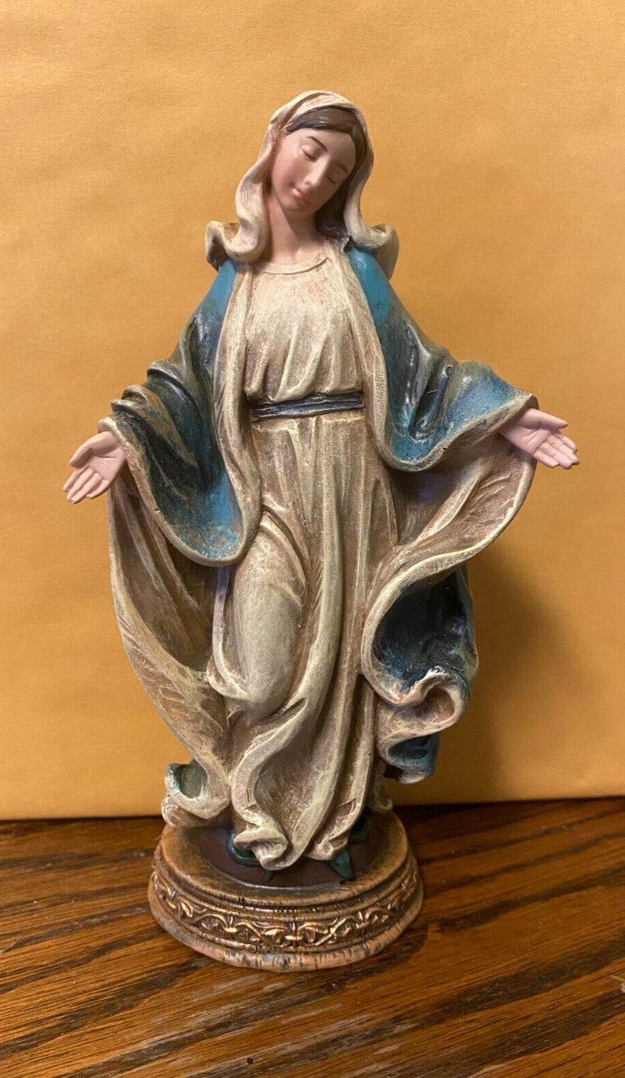6-inch Our Lady of Grace religious statue by Bob and Penny Lord, depicting the Virgin Mary in a serene posture.