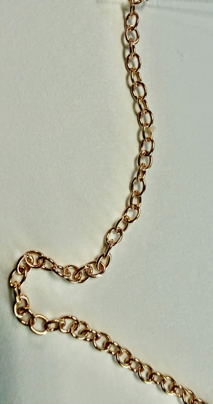 Gold Nail Cross  Necklace, New #Gftshp-231-R2