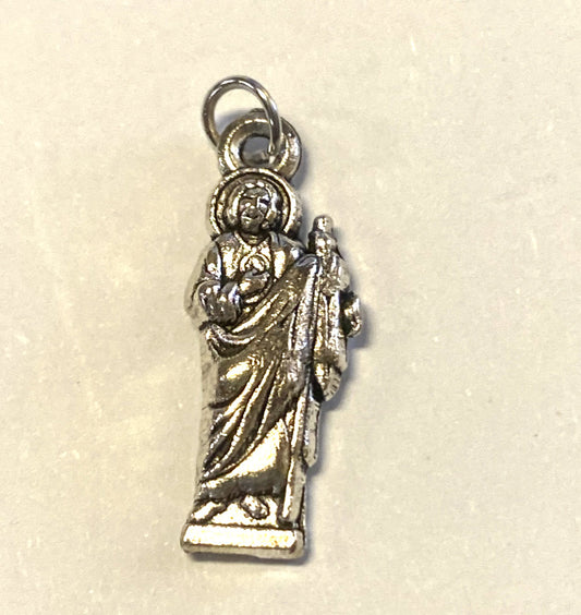 Saint Jude 7/8" Devotional Charm, New - Journeys of Faith