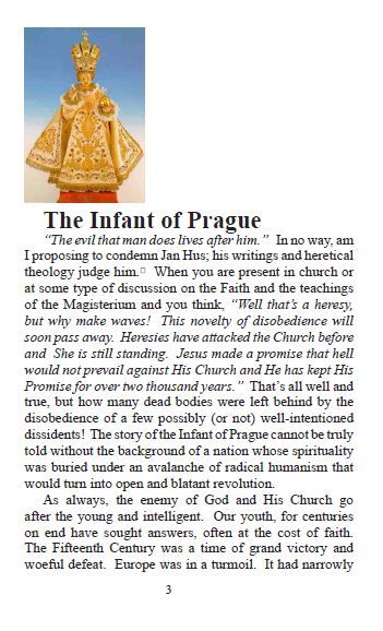 The Infant of Prague Minibook,by Bob and Penny Lord - Journeys of Faith