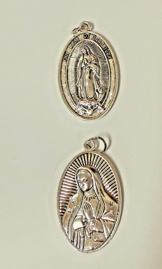 Our Lady of Guadalupe 2" Double Sided Medal, New #Gftshp-109 - Journeys of Faith