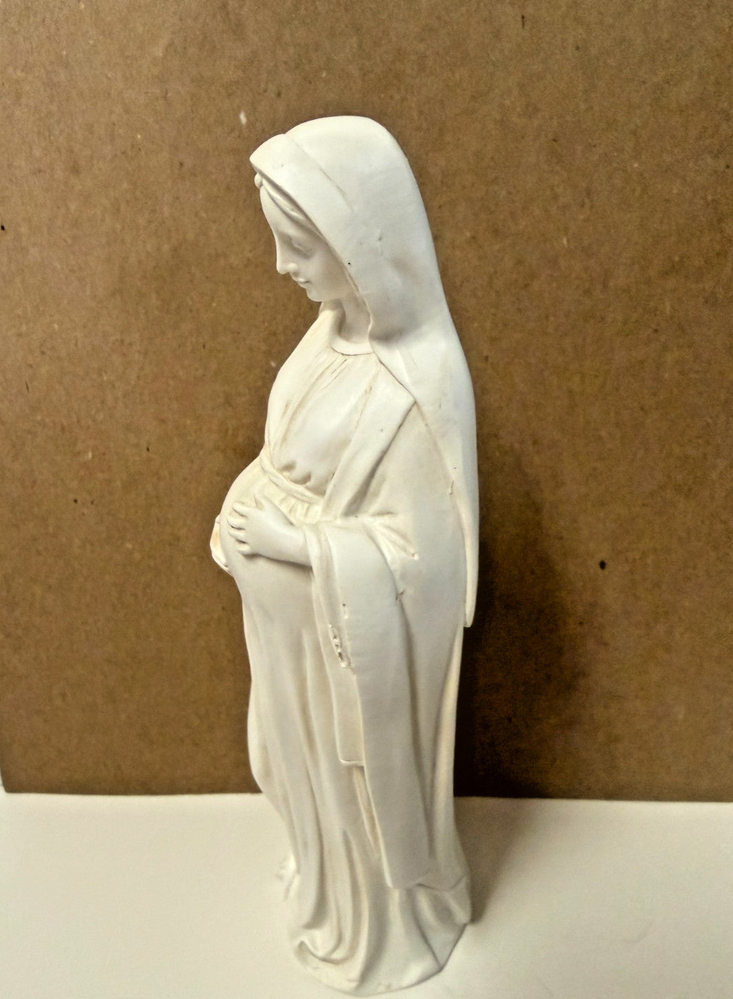 Blessed Pregnant  Mary 8"  Statue, New #AB-159