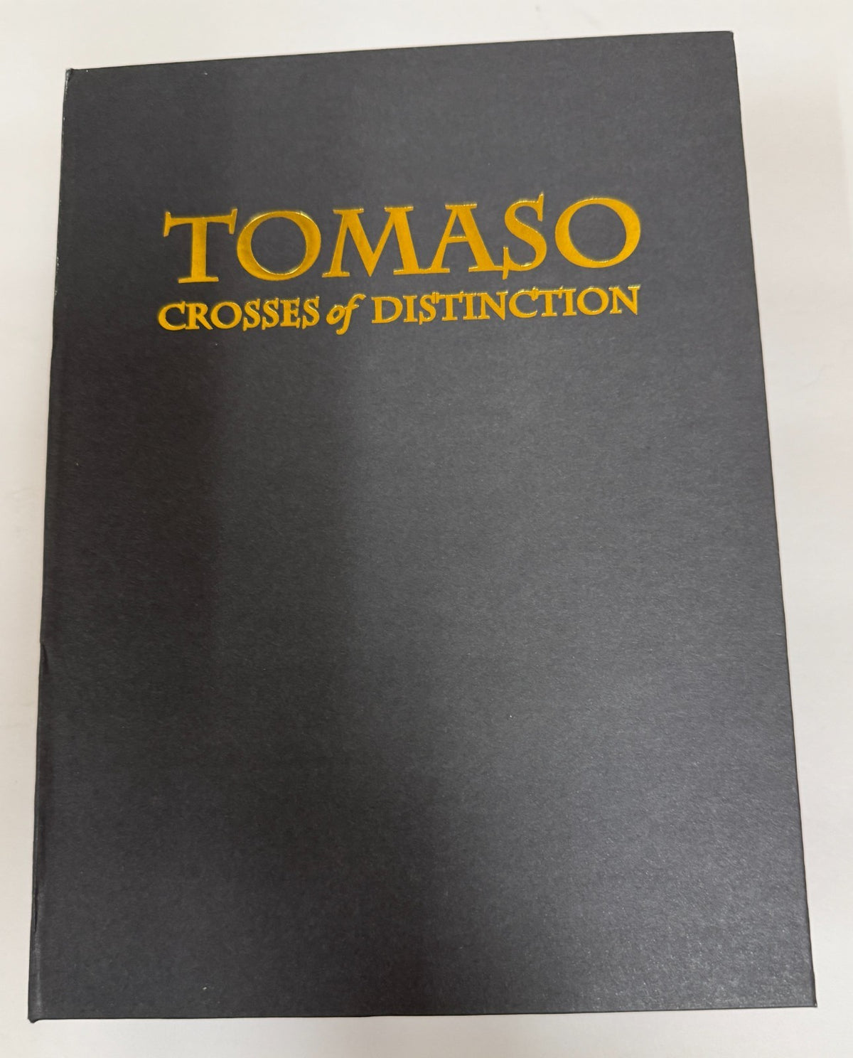 Off-White Graduation Gift Box Cross by Tomaso, New #AB-147