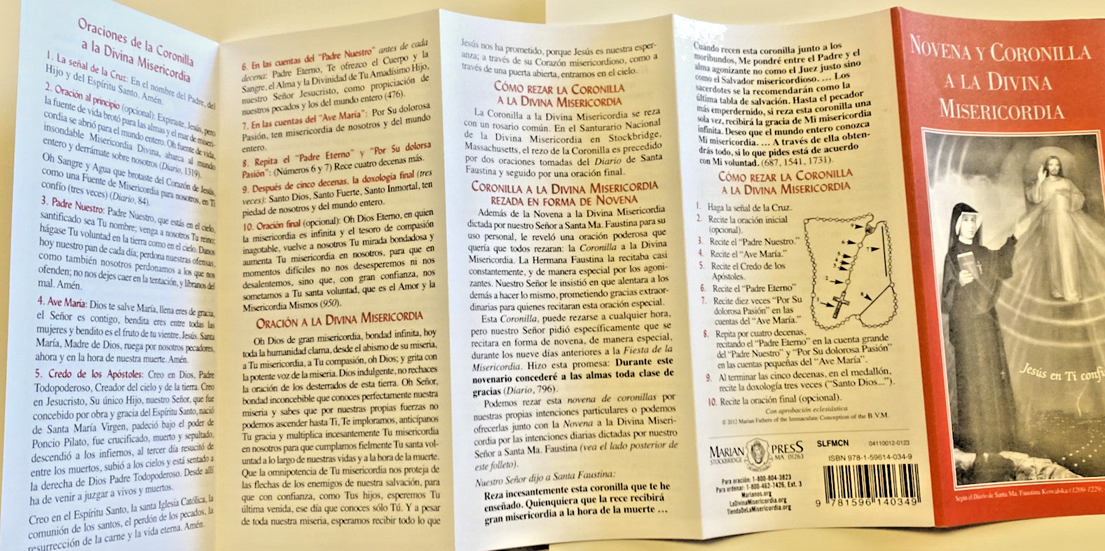 Novena y Coronilla a la Divina Misericordia, Folleto en Español - Journeys of Faith