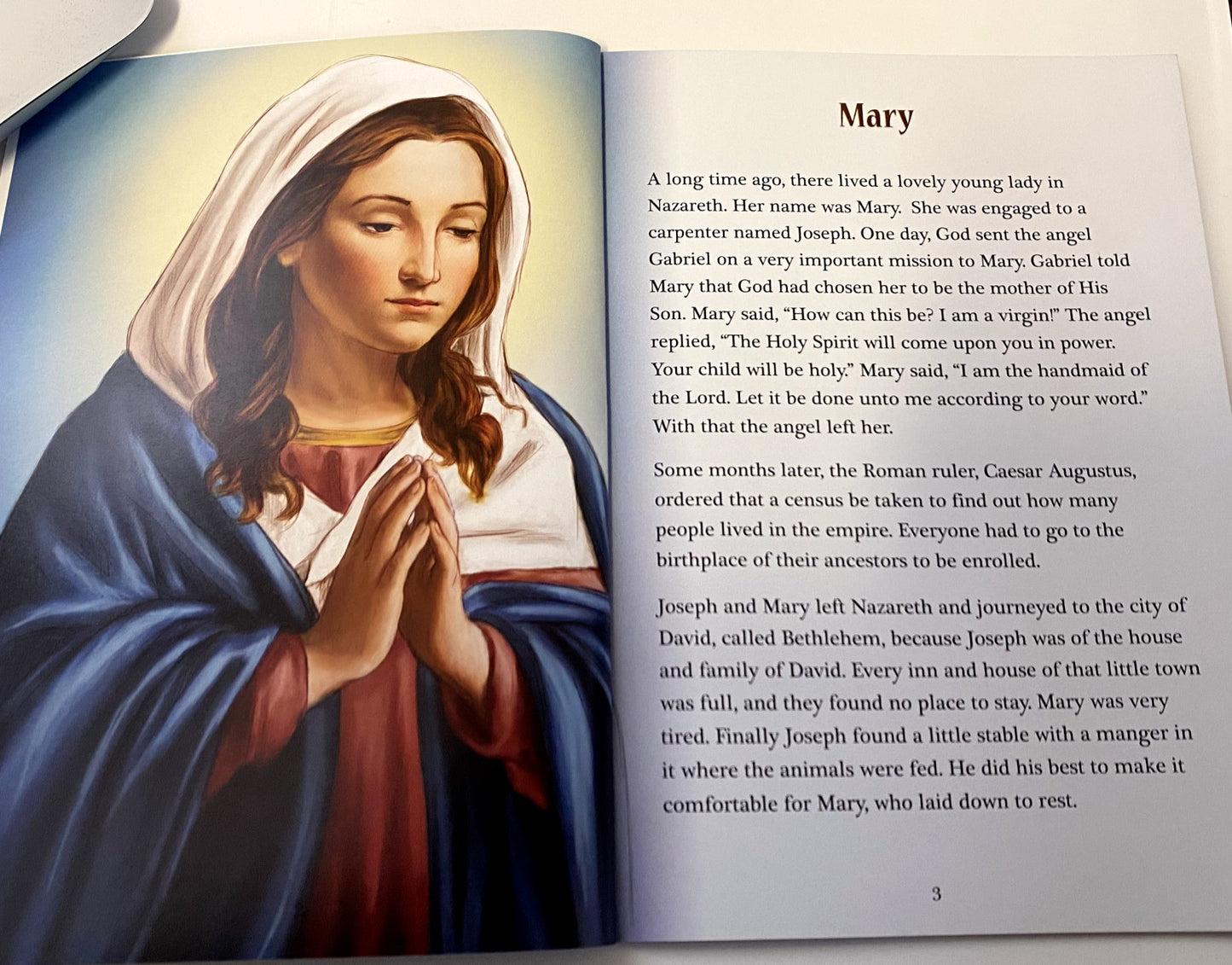 Paperback book titled "The Apparitions of Mary" by Bob and Penny Lord, featuring religious Christian spirituality collectibles.