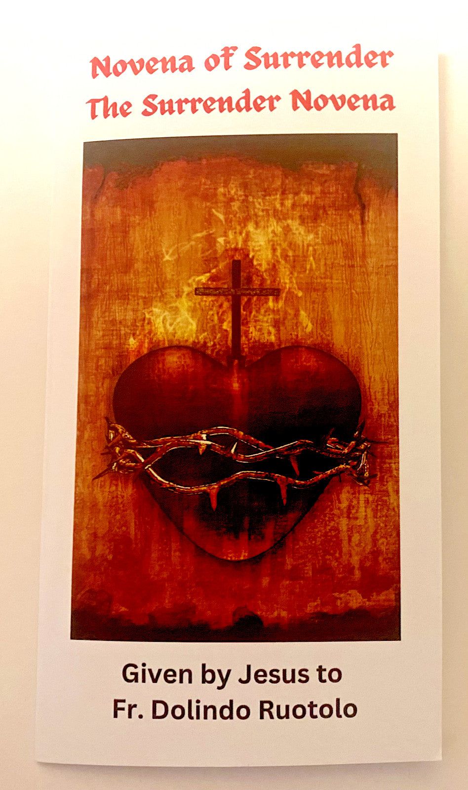 Novena of Surrender Surrender Novena by Fr Dolindo Ruotolo, Tri-fold New #PC-06 - Journeys of Faith