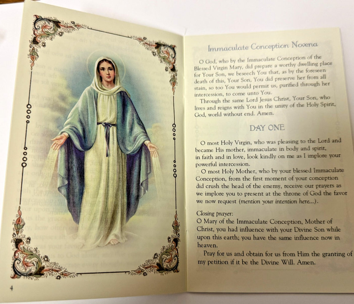 Immaculate Conception  Novena, New #NO-02 - Journeys of Faith