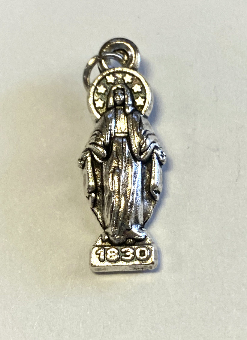 Our Lady of Grace  1" Devotional Charm, New - Journeys of Faith