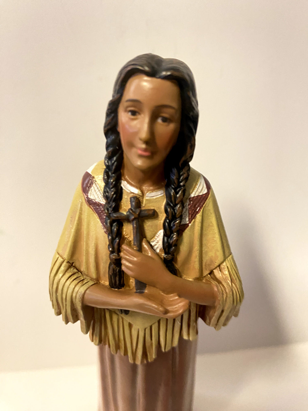 Saint Kateri Tekakwitha Statue  6" New - Bob and Penny Lord