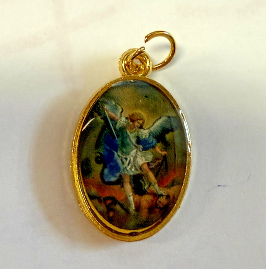 Saint Michael the Archangel Color Image Medal,  New  #MD-090 - Journeys of Faith