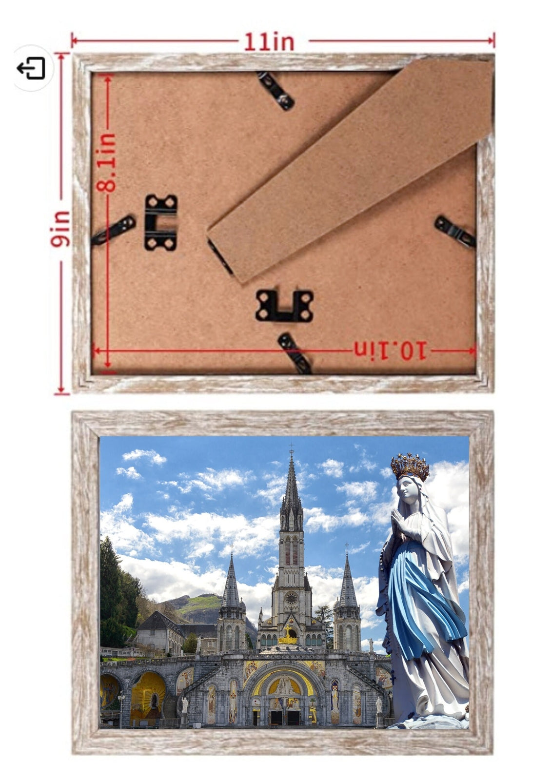 Our Lady of Lourdes 8 by 10 Print - Journeys of Faith