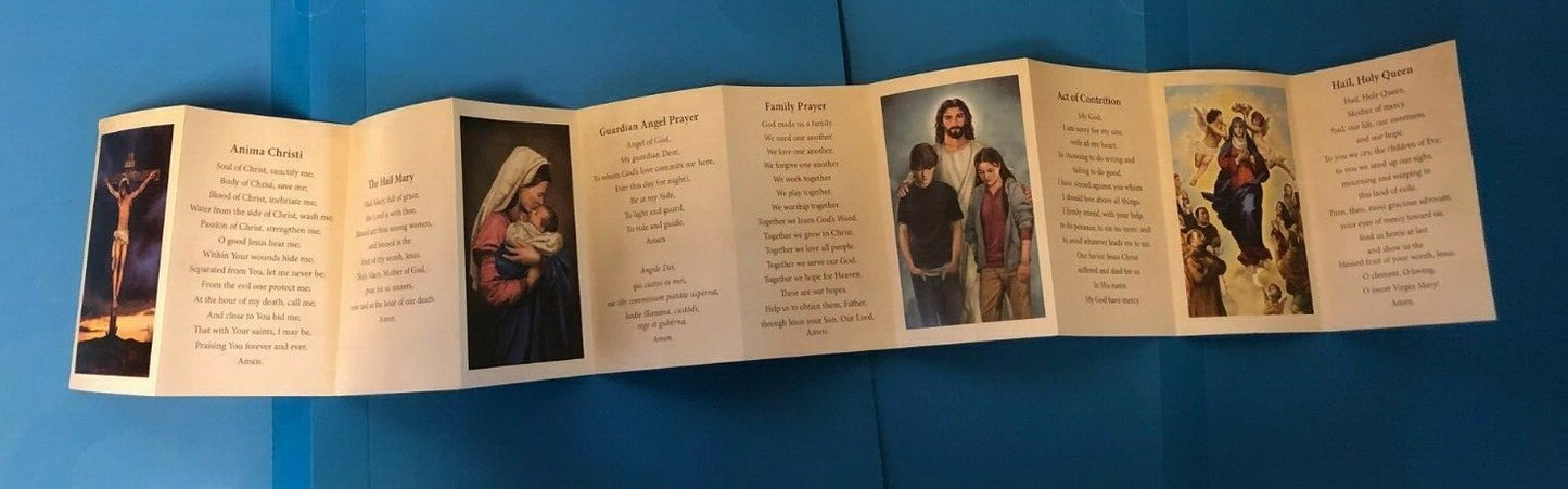 Daily Prayers pocket folder by Bob and Penny Lord, featuring Christian holy cards for daily devotion and spirituality.