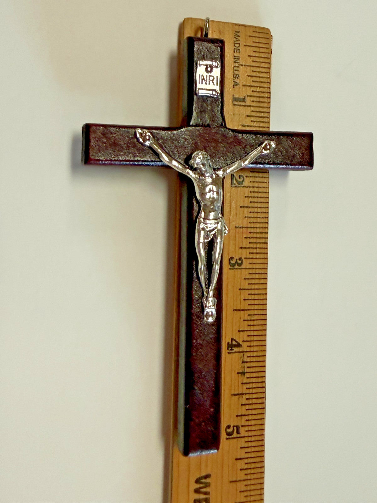 Black Walnut 5" Crucifix, New #AB-466-R2 - Journeys of Faith