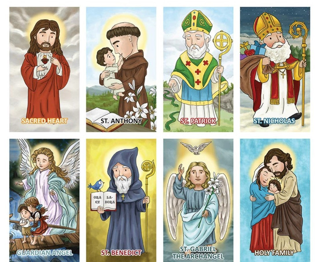 Bingo Game Set with Mini Saints for Children, New #AB-368-R2 - Journeys of Faith
