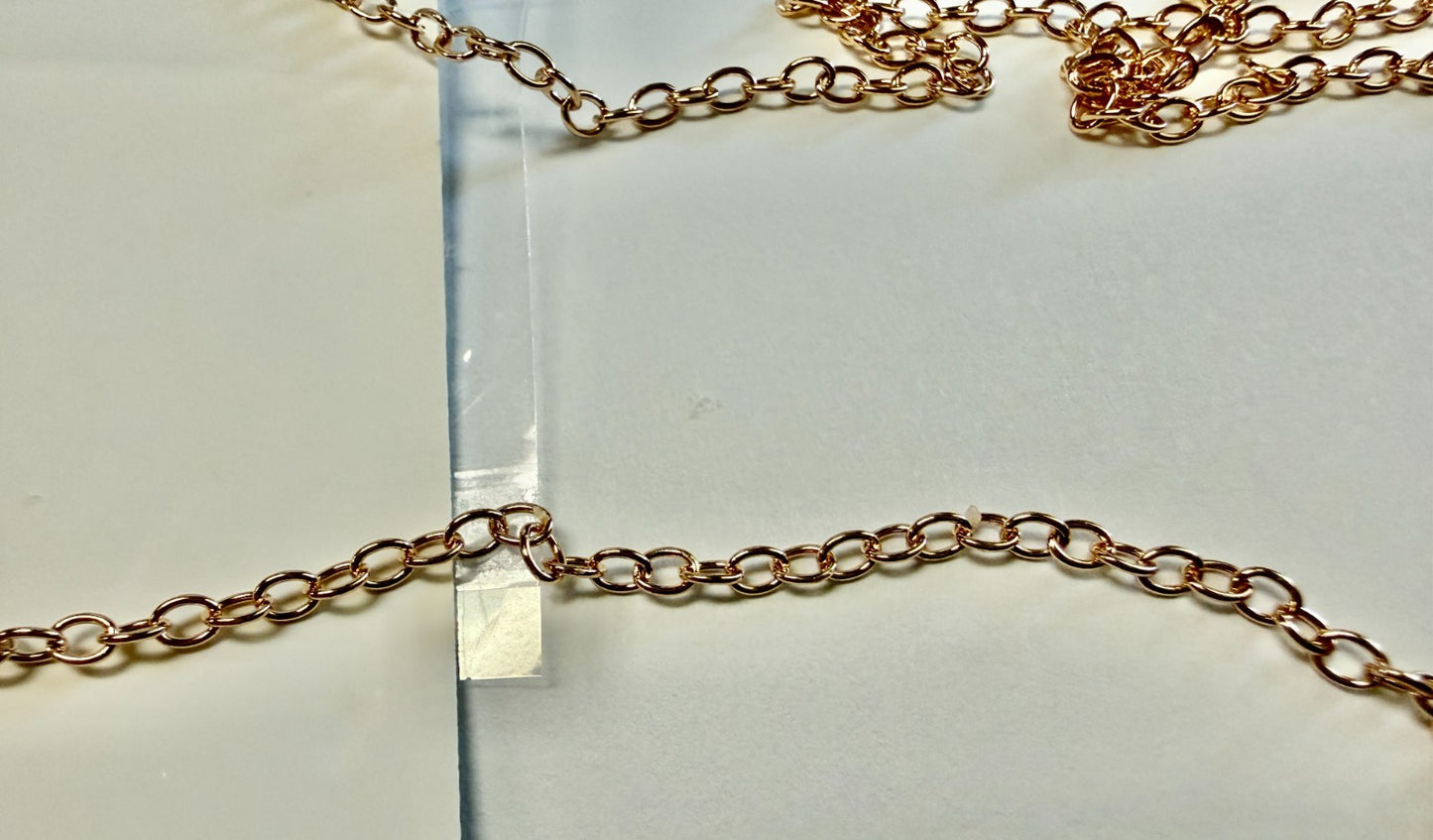 Gold Nail Cross  Necklace, New #Gftshp-231-R2