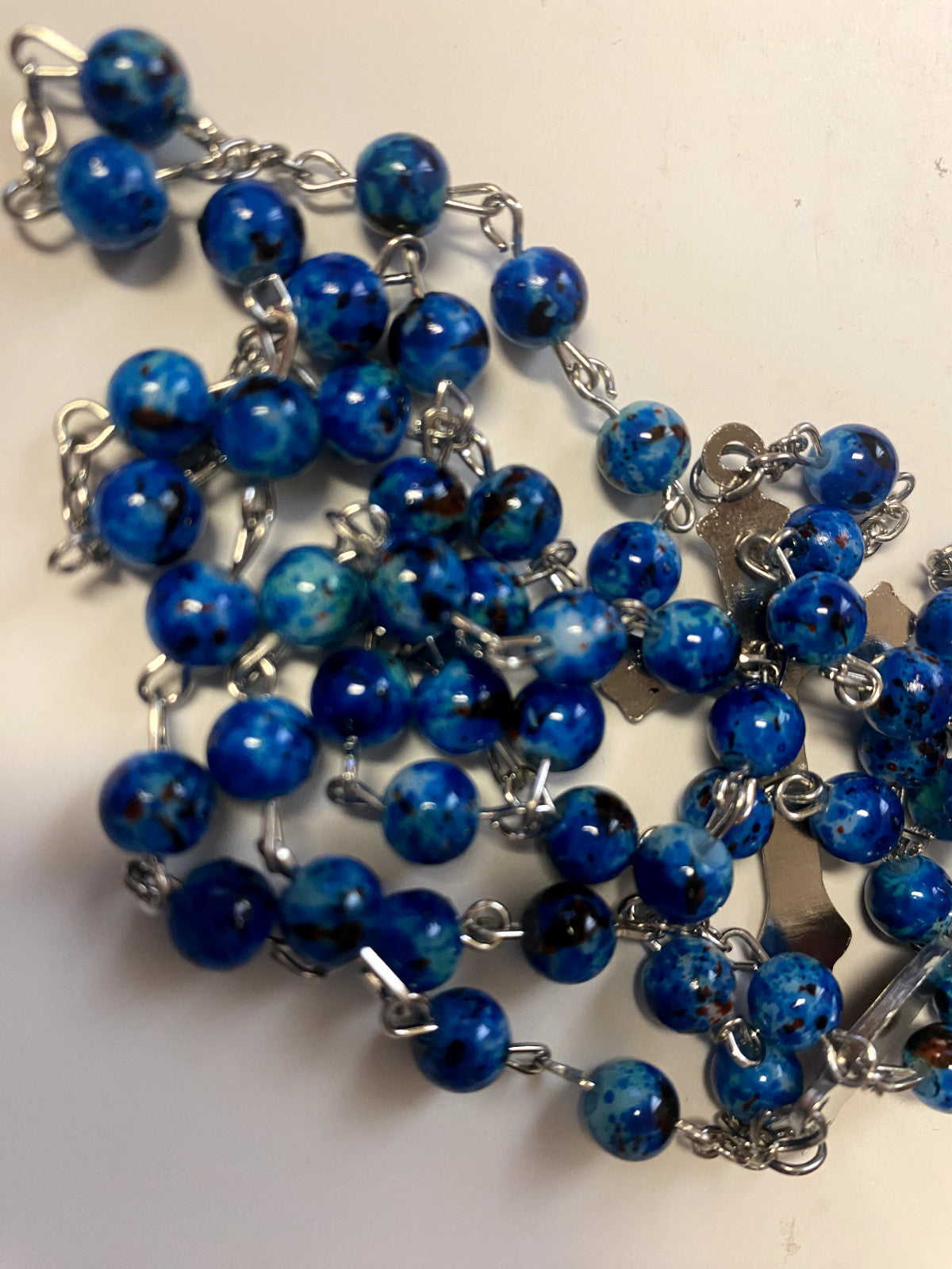 Our Lady Undoer (Untier) of Knots Rosary, Prayer Card, Rosary & Pouch, New