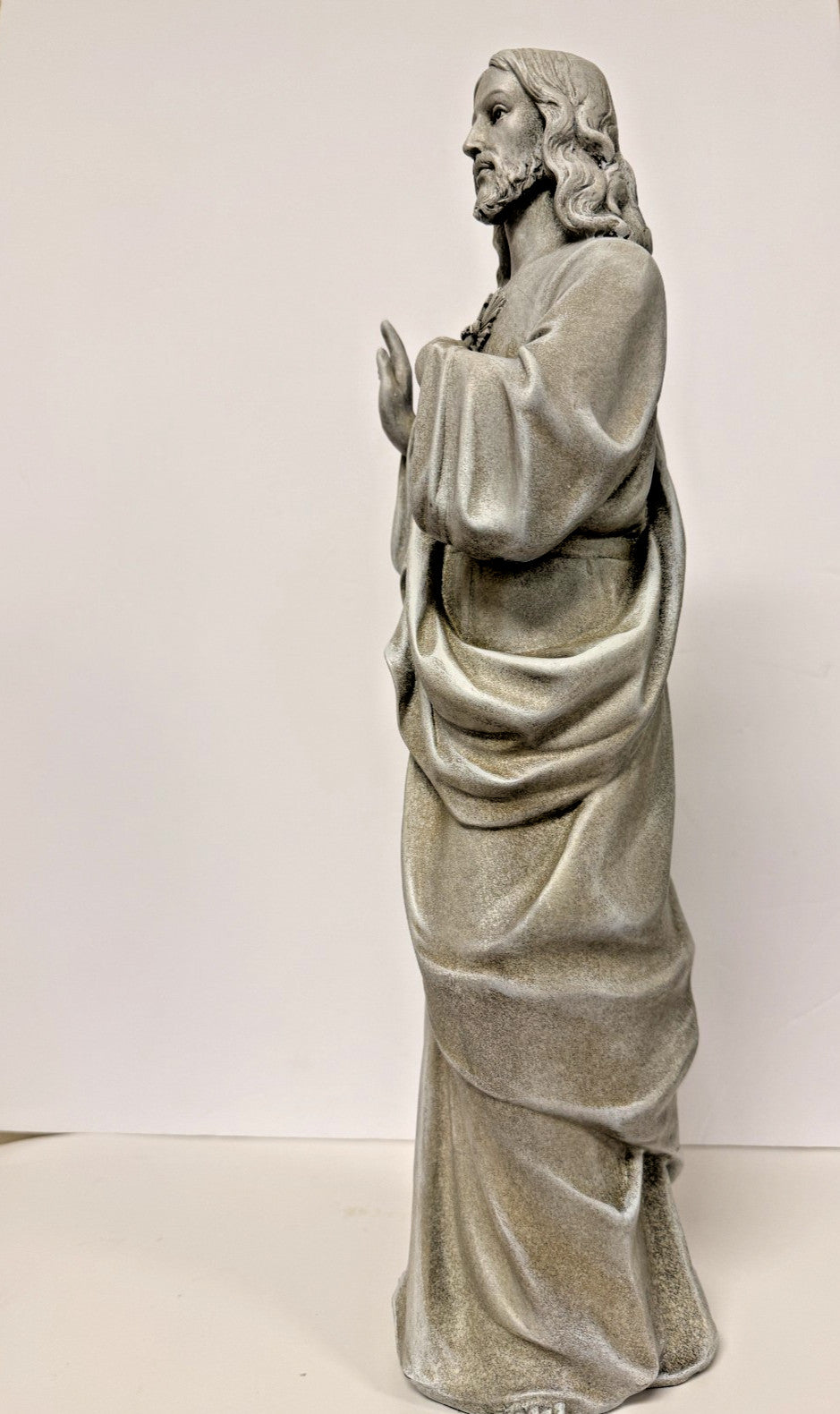 Sacred Heart Of Jesus  17.75"  Garden Statue, New #RM-067-R2