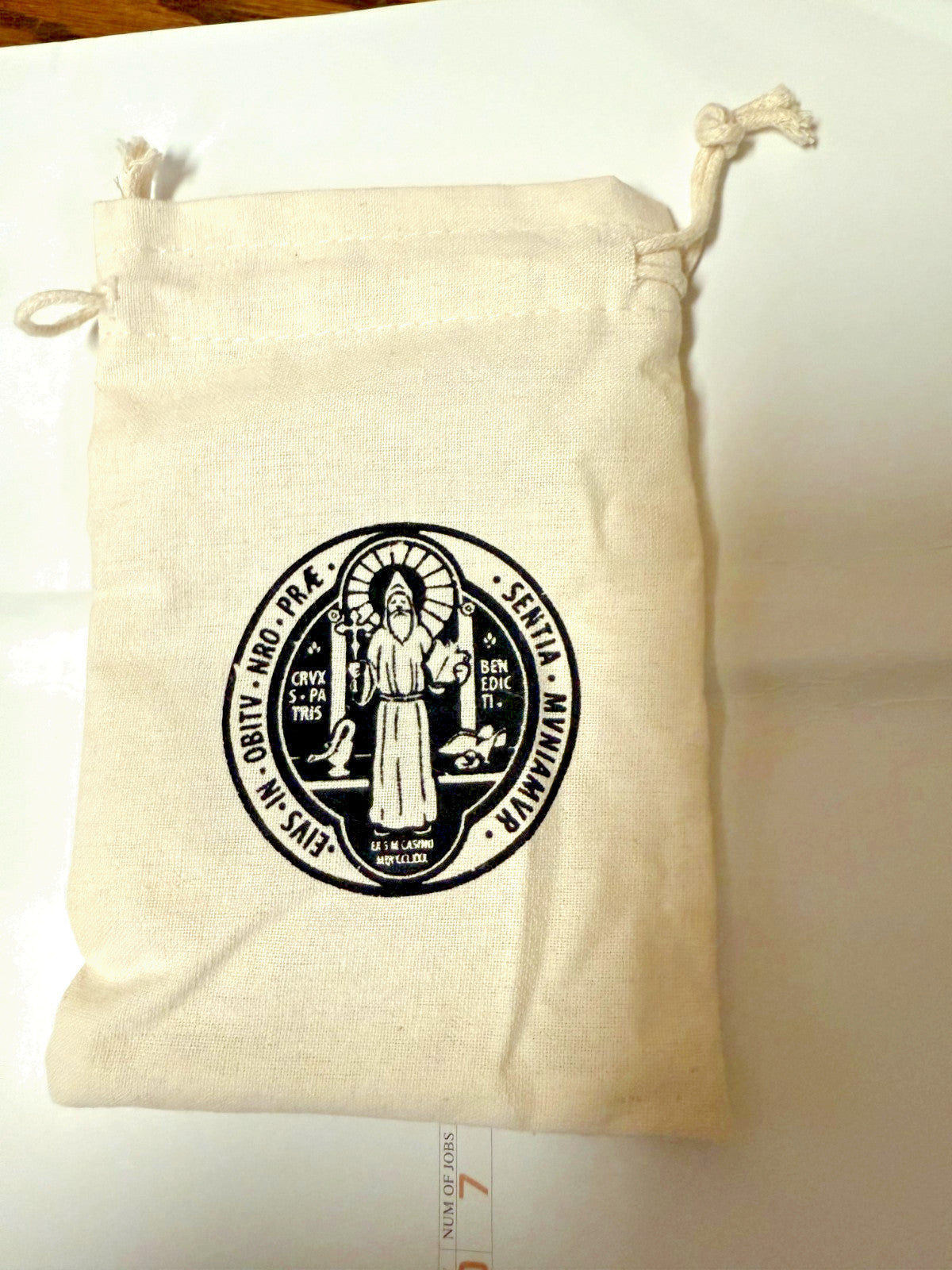 Saint Benedict Paracord Black Rosary,  New #Gftshp-100 - Journeys of Faith