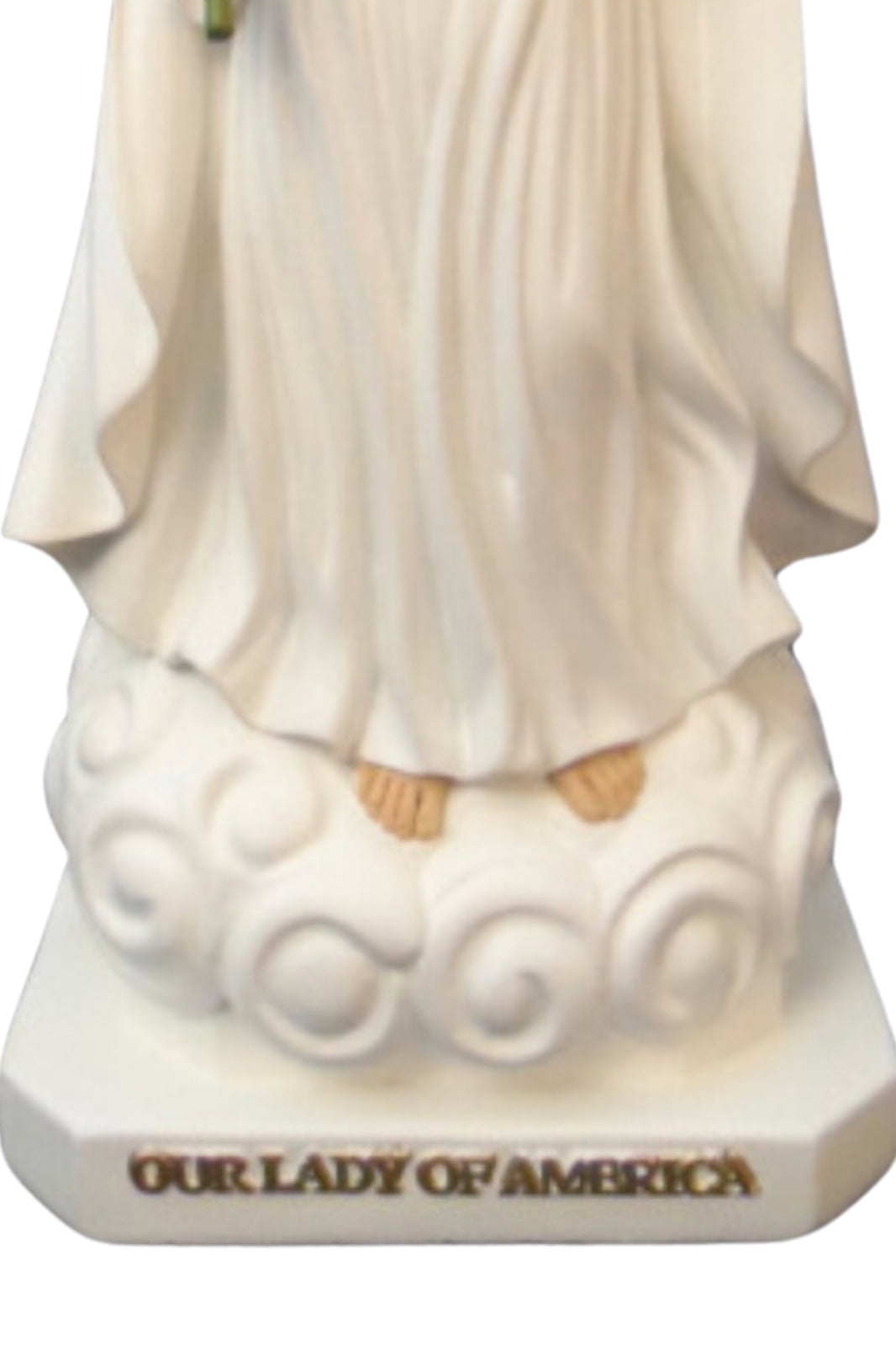 14 inch Our Lady of America Statue hand made in Colombia