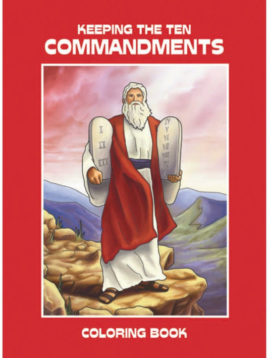 Keeping the 10 Commandments Coloring Book for Children, New #AB-432-R2