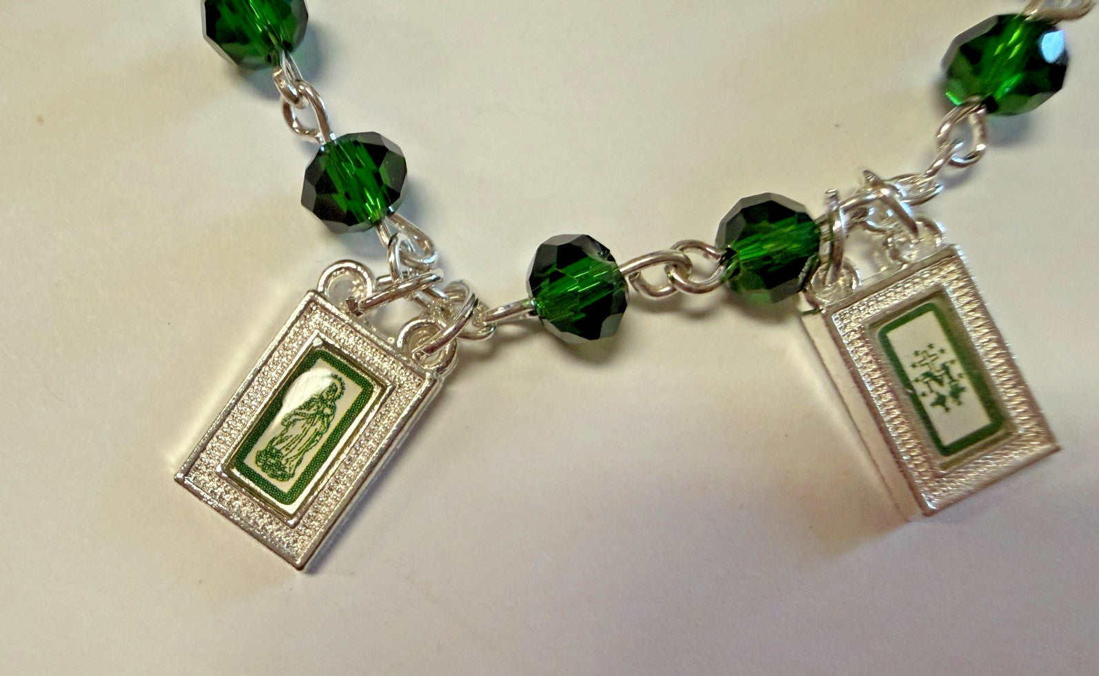 Our Lady of Mount Carmel Scapular Rosary Bracelet,  New #Gftshp-154 - Journeys of Faith