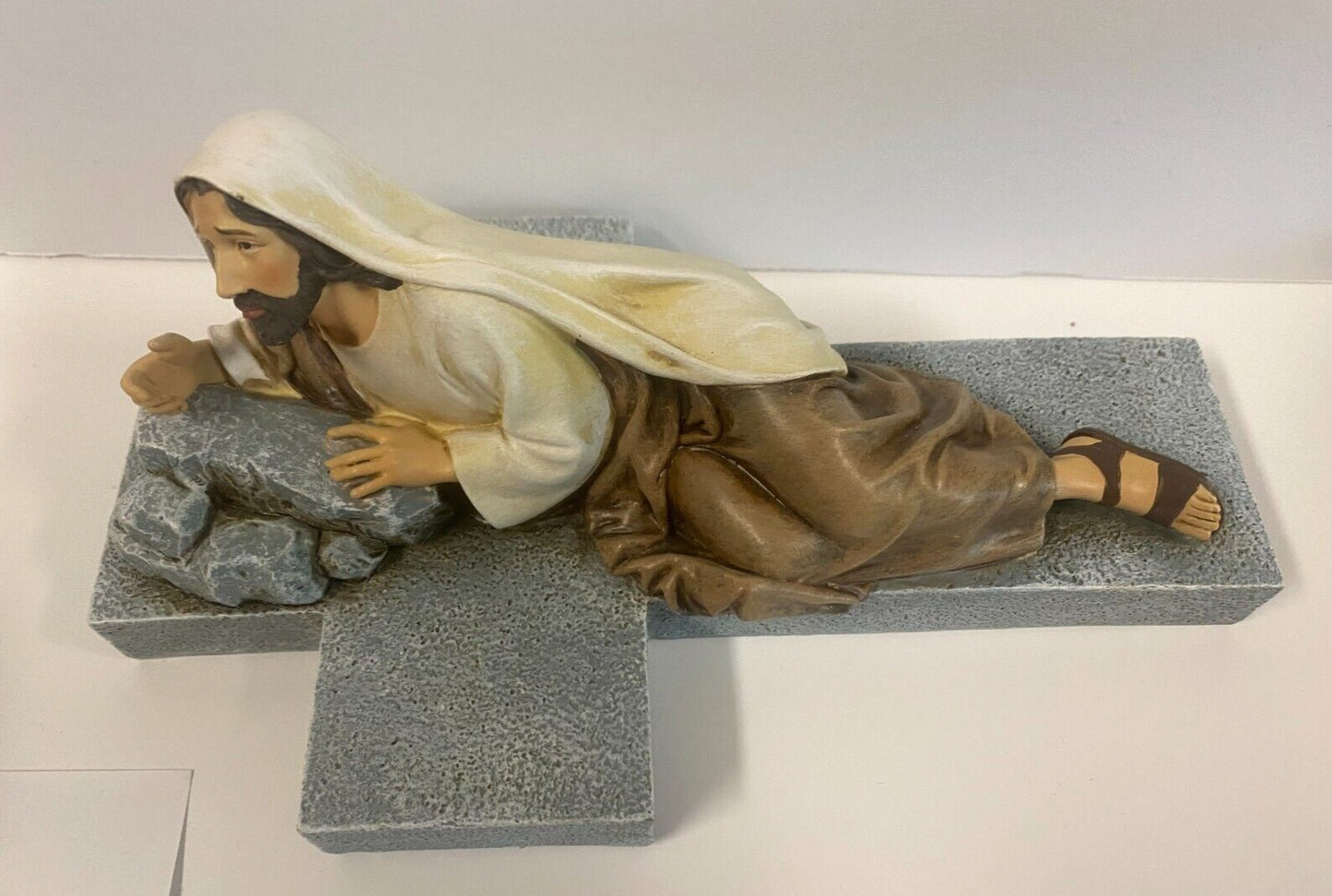 Imploring Jesus cross collectible by Bob and Penny Lord, detailed Christian crucifix with religious imagery and craftsmanship.