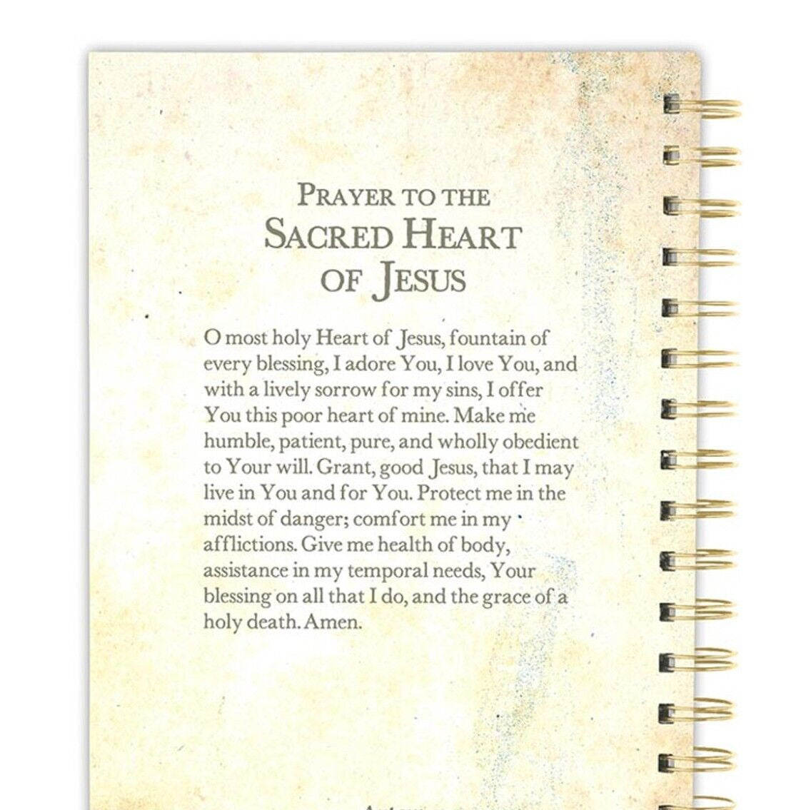 Sacred Heart of Jesus Hardcover Journal/Notebook, New #AB-215 - Bob and Penny Lord