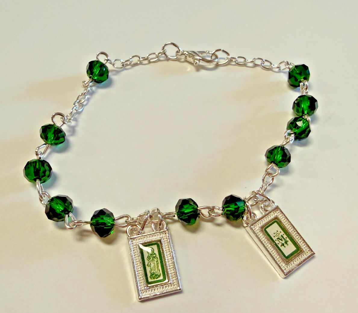 Our Lady of Mount Carmel Scapular Rosary Bracelet,  New #Gftshp-154 - Journeys of Faith