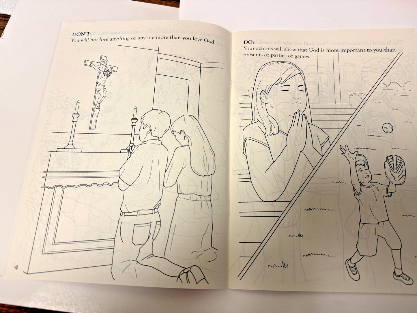 Keeping the 10 Commandments Coloring Book for Children, New #AB-432-R2