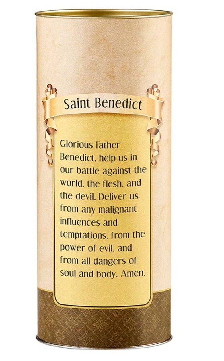 Saint Benedict Devotional Candle, New #AB-147