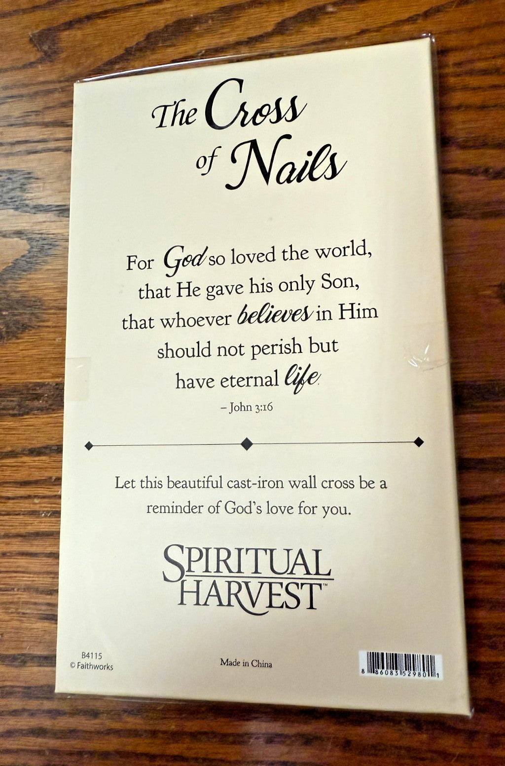 The Cross of Nails/Cast Iron Cross, New, #AB-269-R2 - Journeys of Faith