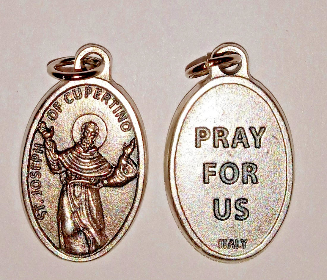 Saint Joseph of Cupertino (Patron of Students) Medal,  New from Italy, #MD-43