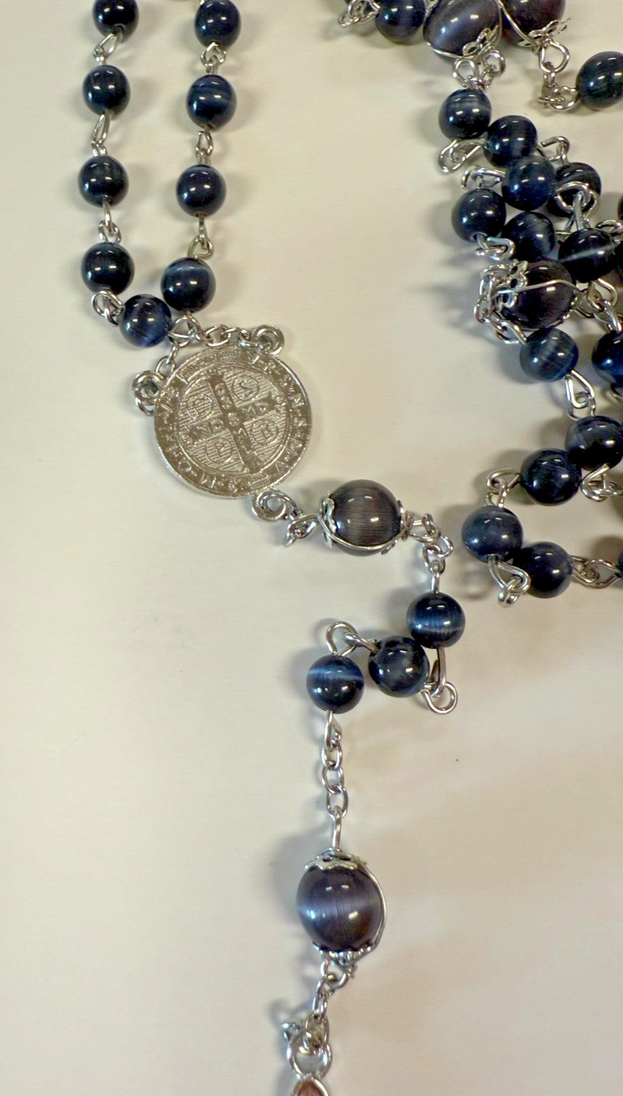 Saint Benedict Wire Wrapped Rosary,  New #Gftshp-59 - Journeys of Faith