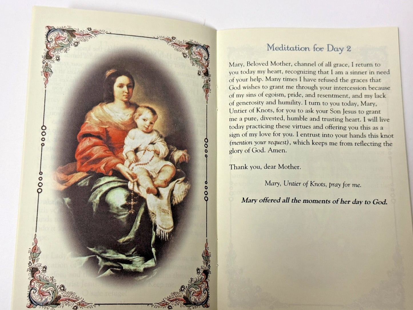 O L Of Untier of Knots  Novena, New #NO-05