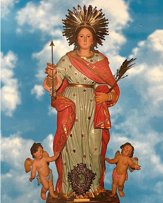 Saint Philomena 8 by 10 digital print - Journeys of Faith