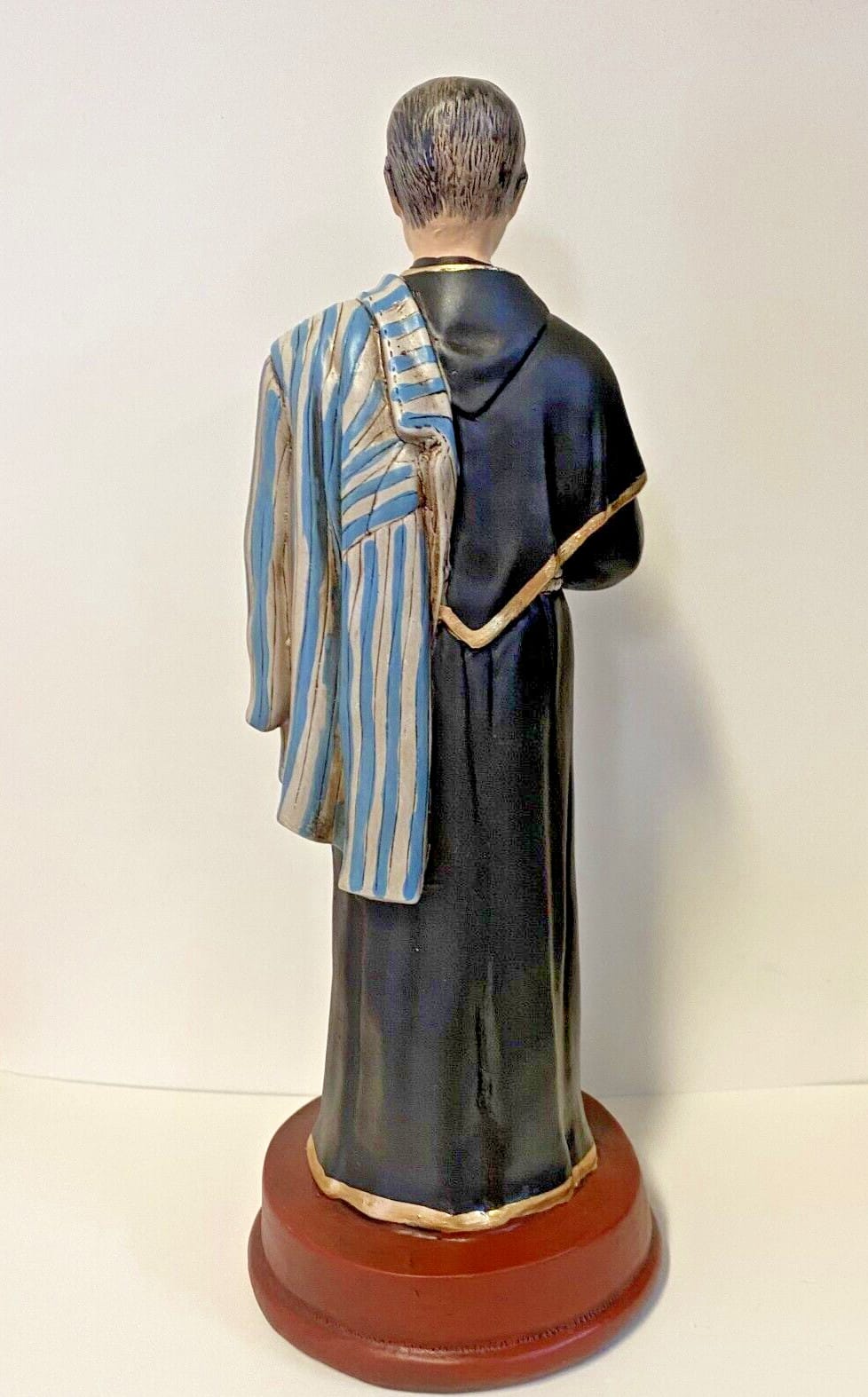 Saint Maximilian Kolbe 8.5" Statue Hand Painted Colombia Resin Plaster Mix Bob and Penny Lord Journeys of Faith Collectibles:Religion & Spirituality:Christianity:Statues & Figures