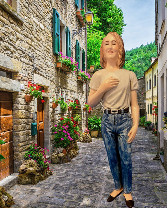 Blessed Chiara Badano 10" hand painted Statue, New from Colombia #L029