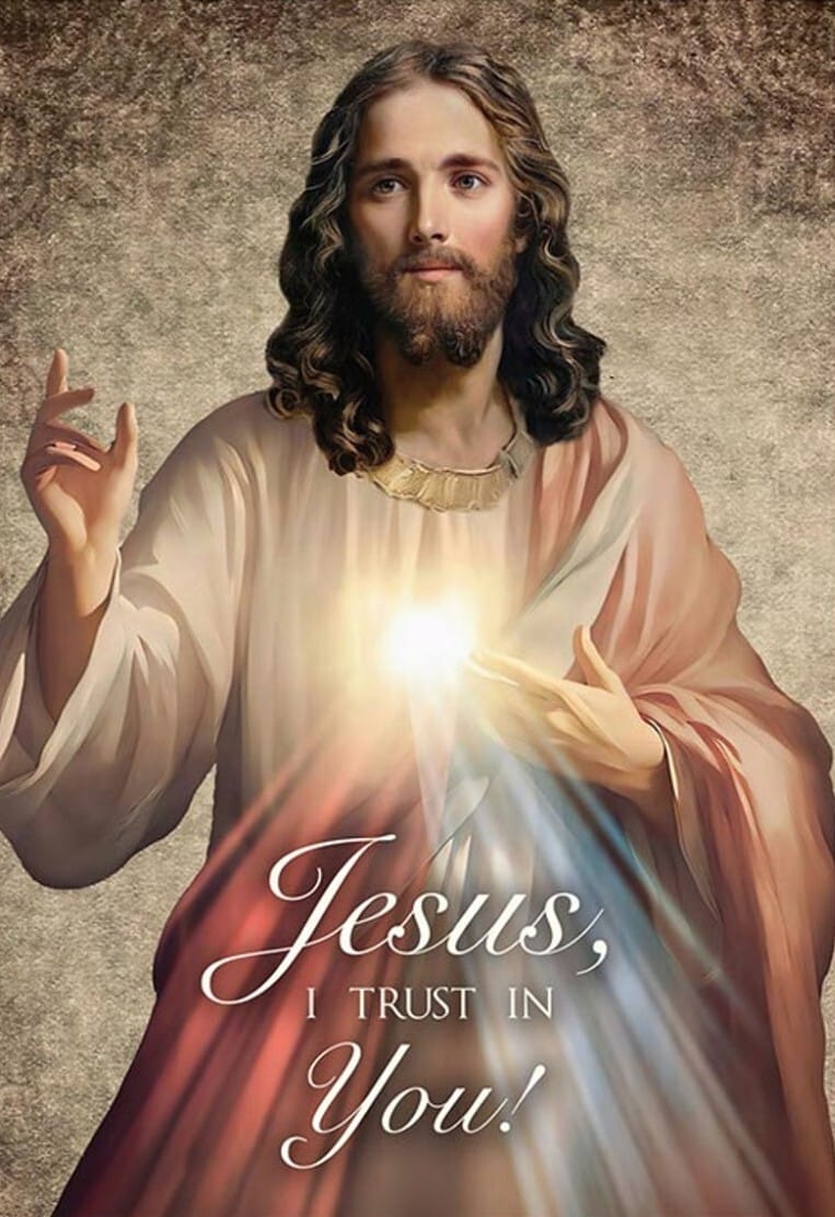 Divine Mercy 5" Wood Plaque, New #AB-301-2/R2 Bob and Penny Lord Journeys of Faith Collectibles:Religion & Spirituality:Christianity:Posters, Prints & Pictures