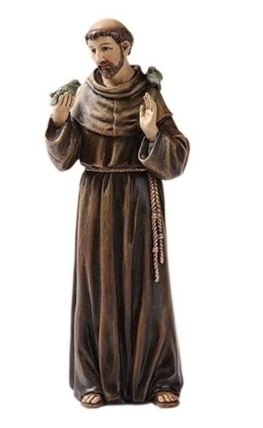 Saint Francis of Assisi  6.25 " Statue, New #RM-54
