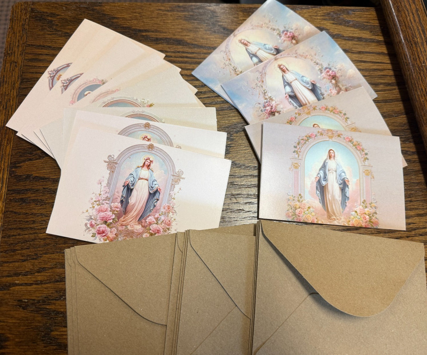 Blessed Mother Small Blank Note Card w/envelope,New #Gftshp-162