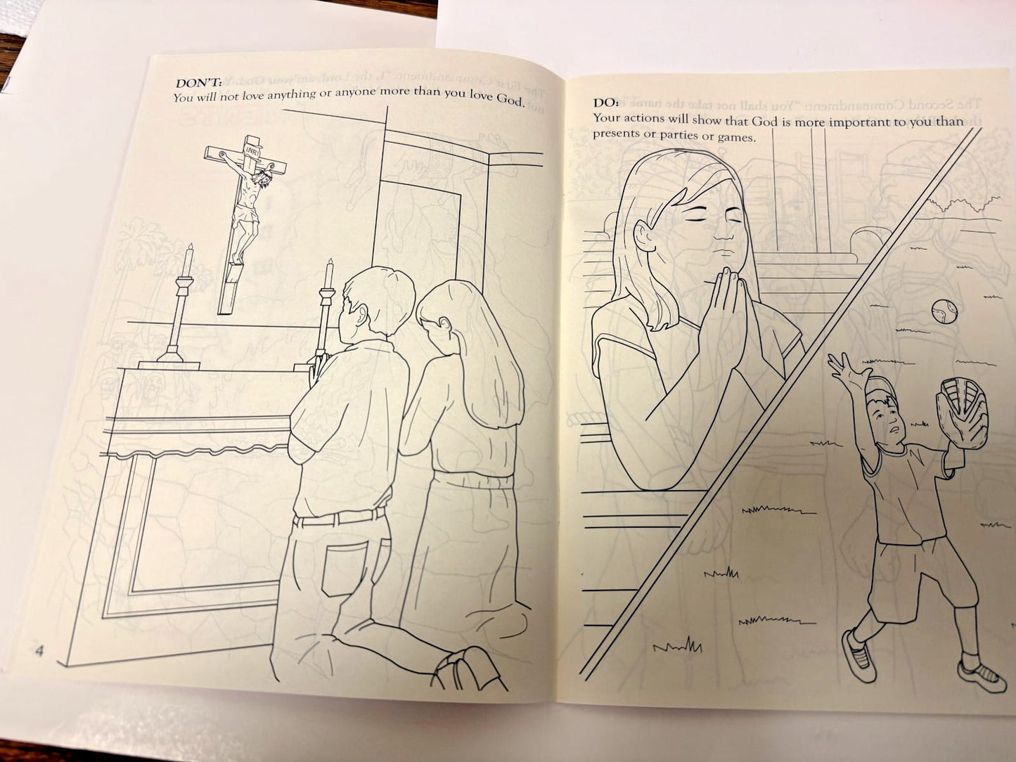 Keeping the 10 Commandments Coloring Book for Children, New #AB-432-R2 Journeys of Faith Collectibles:Religion & Spirituality:Christianity:Other Christian Collectibles