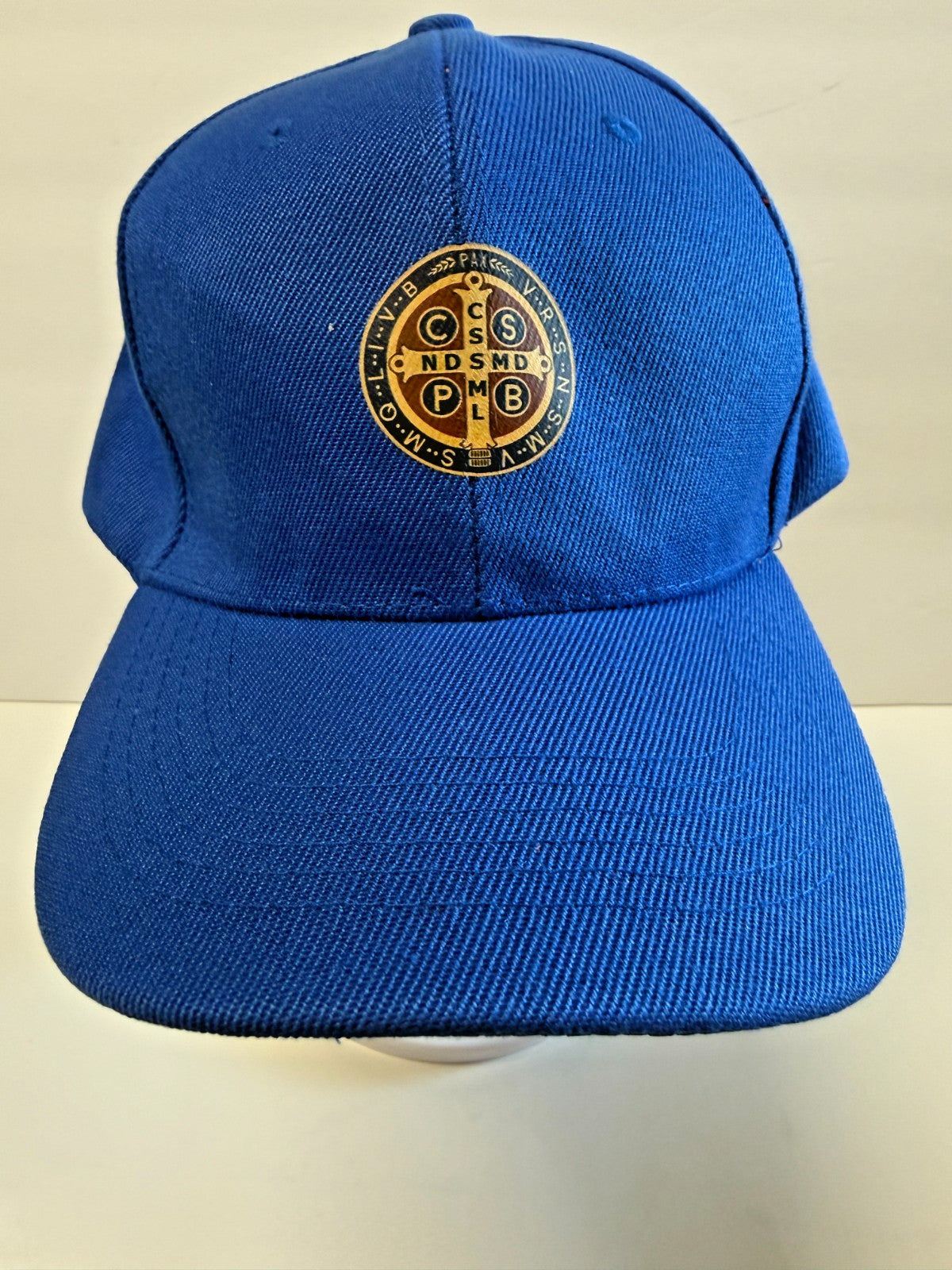 Saint Benedict Medal  BlueUnisex Baseball Cap, New #Gftshp-165