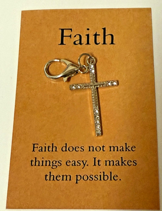 2 Inlay Crosses Devotional Clip, New #Gftshp-135