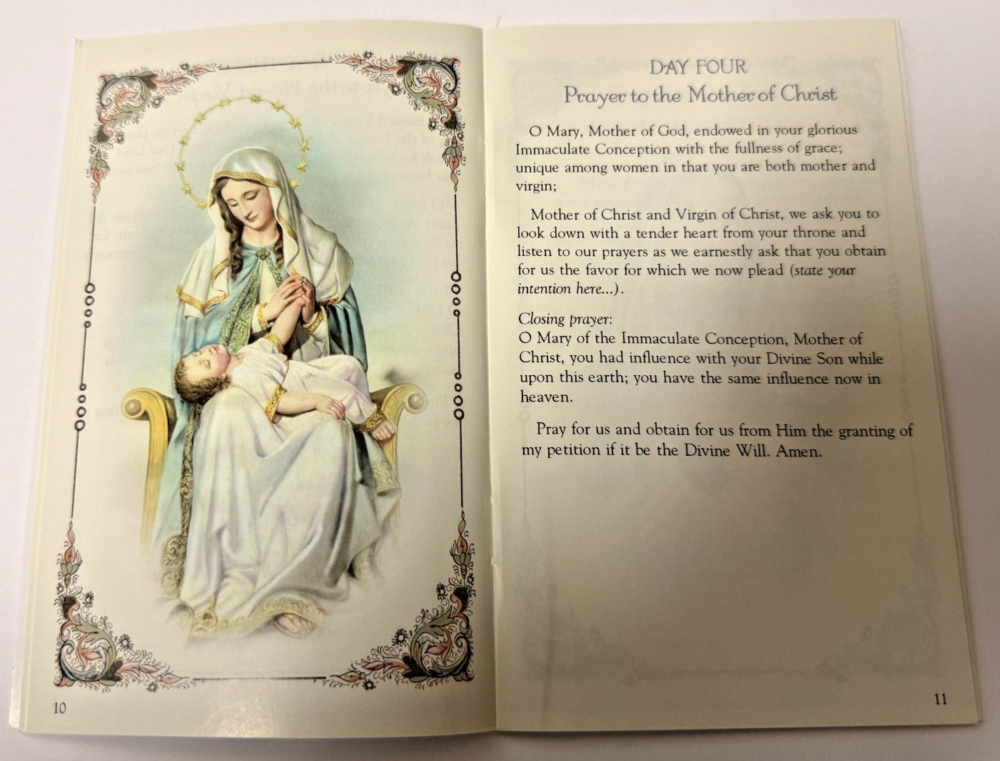 Immaculate Conception  Novena, New #NO-02